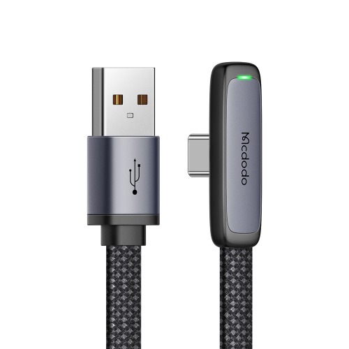[맥도도] TR 90도 라이트 USB-A to C타입 고속충전 케이블